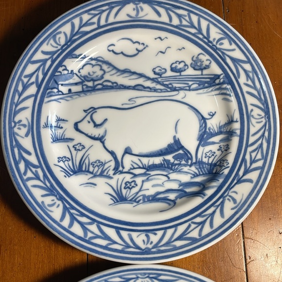 WILLIAMS-SONOMA Brittany plates VINTAGE. - Picture 3 of 6